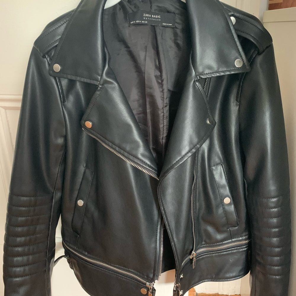 Zara Faux Leather Jacket